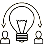 Icon of a light bulb